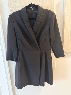 Black Tailored Blazer Dress by Alice and Oliviia